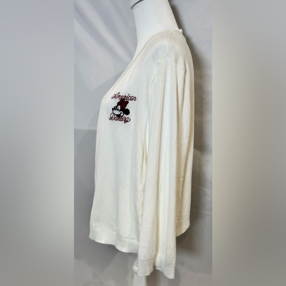 NWT-Torrid/Disney Minnie Mouse Americana 3/4 sleeve shrug sweater size 4X 5X - Picture 9 of 10